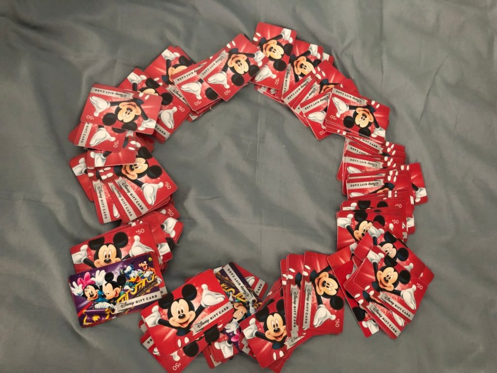 Disney gift cards