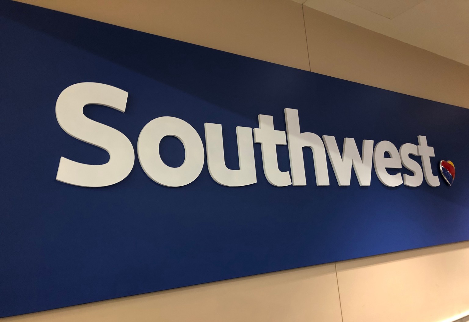 Southwest Airlines Sign