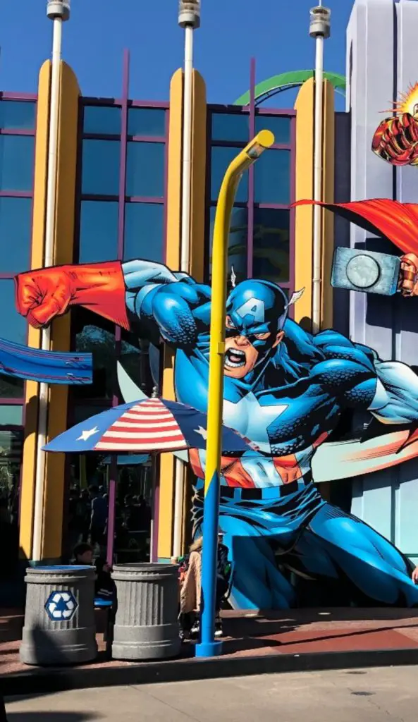 Orlando theme park tip Captain America