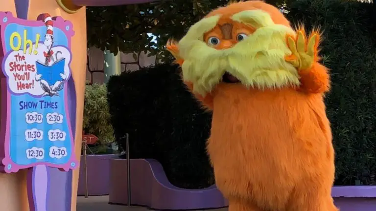 Universal Orlando with Toddlers Lorax