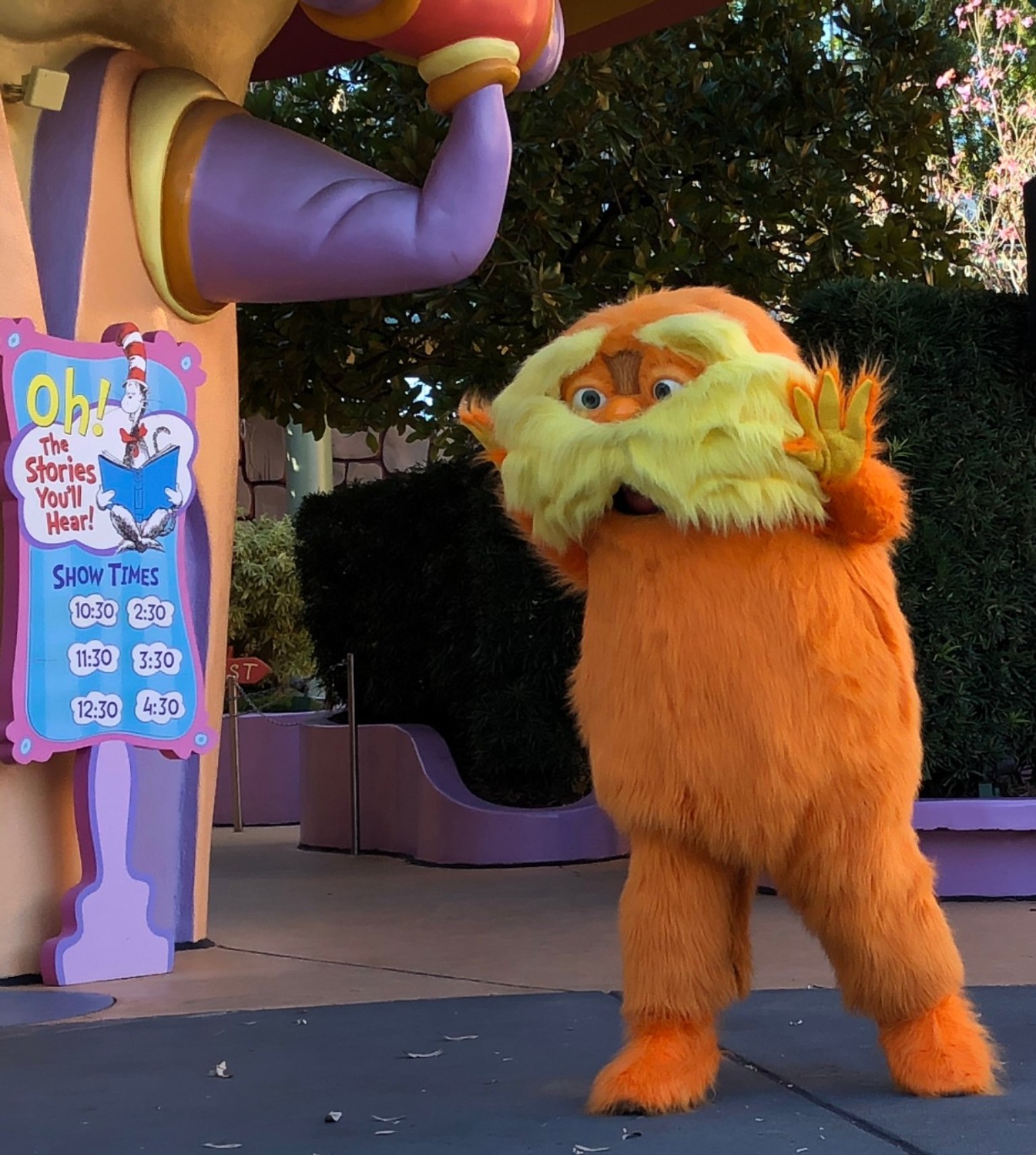 Universal Orlando with Toddlers Lorax