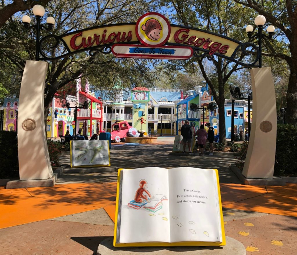 Curious George split stay universal and disney