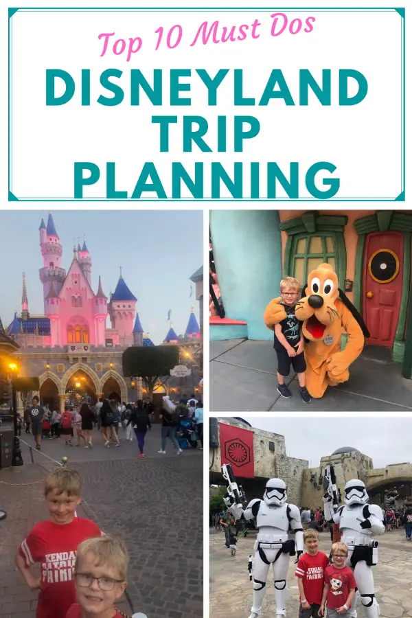 Disneyland Trip Planner Pin
