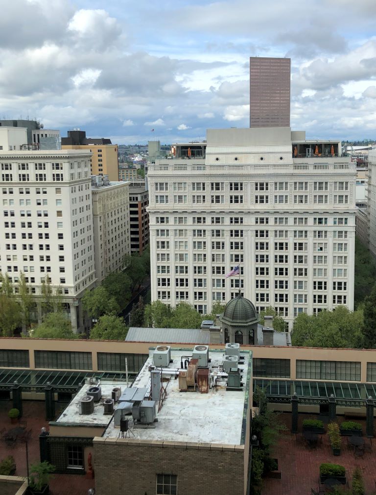 Duniway Hotel Portland View