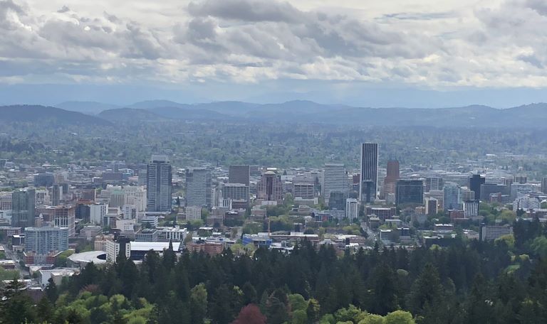 Pittock Mansion Portland View