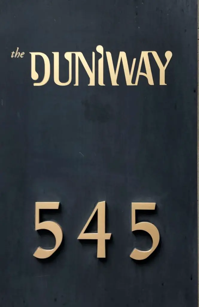 Duniway Portland Hotel Sign