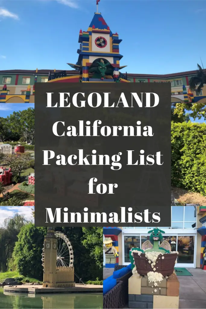 LEGOLAND California Packing List Pin