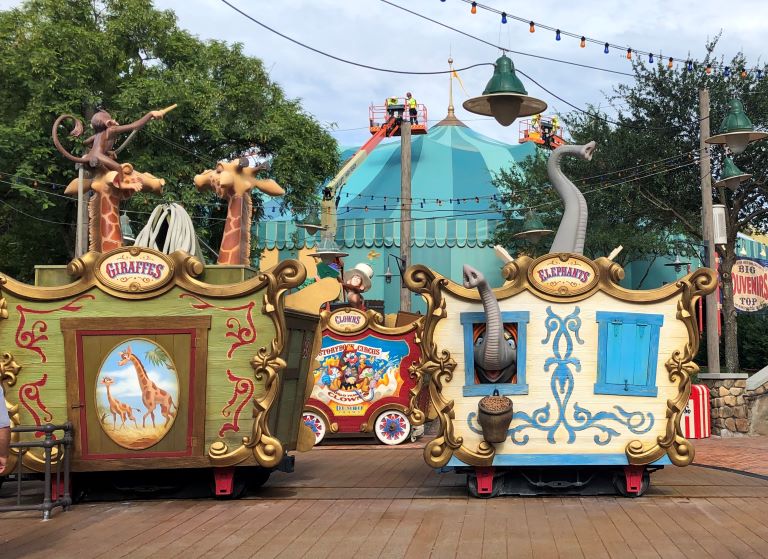 Casey Jr Splashpad at Magic Kingdom