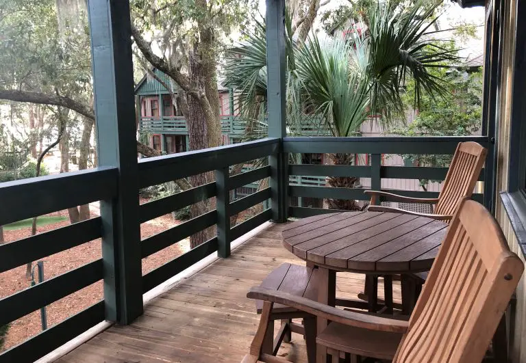 disney's hilton head island resort 2 bedroom villa balcony