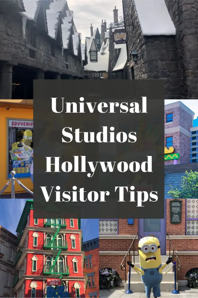 Universal Studios Hollywood Visitor Tips Pin