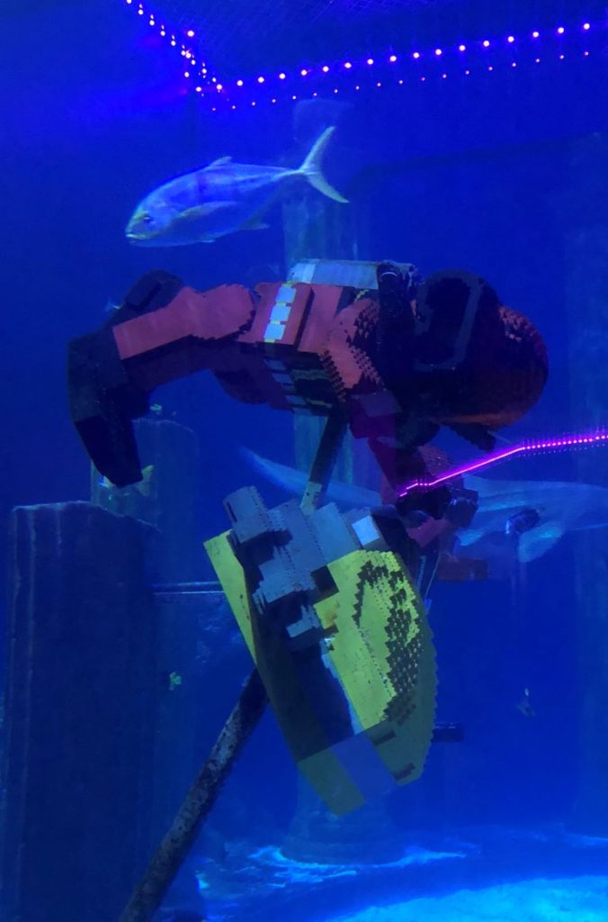 LEGOLAND California SEA LIFE Aquarium diver