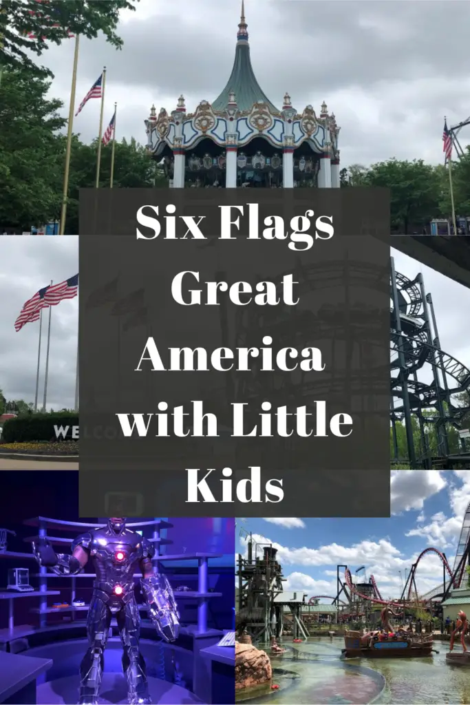 Guide for Six Flags Great America Theme Park Illinois pin