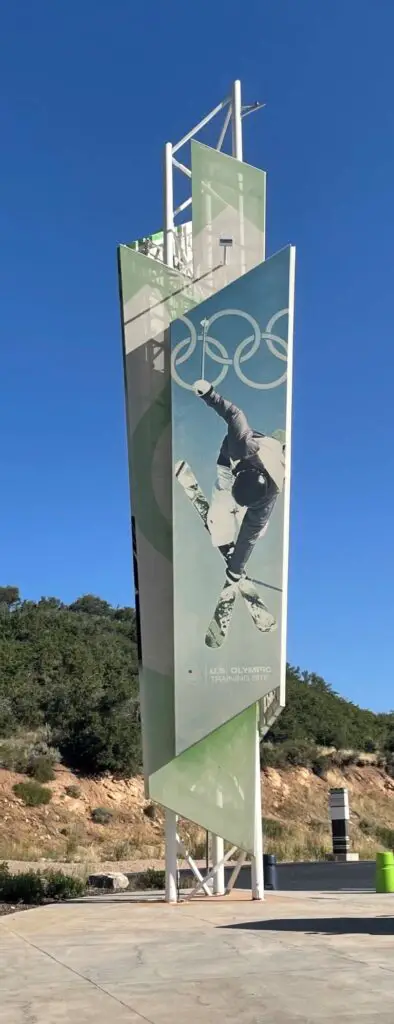 utah olympic park in summer sign