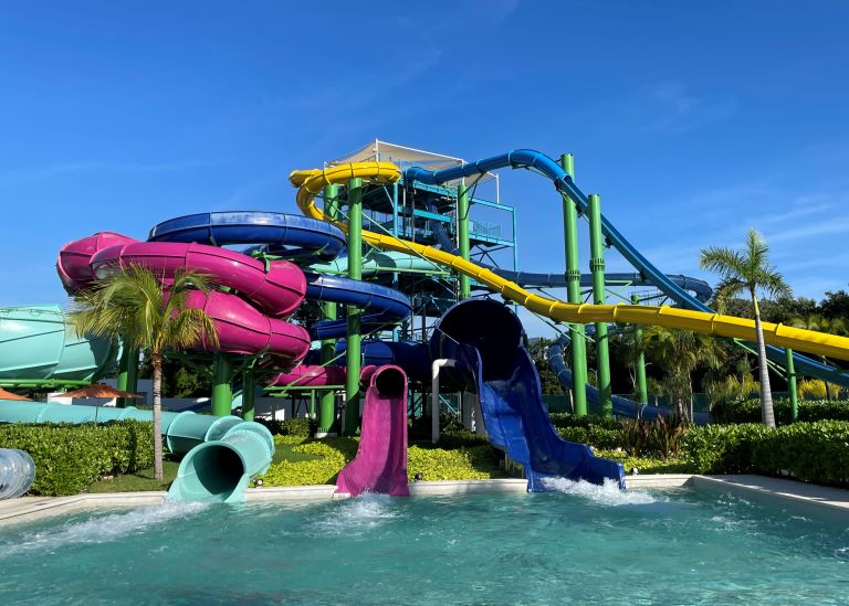 water slides