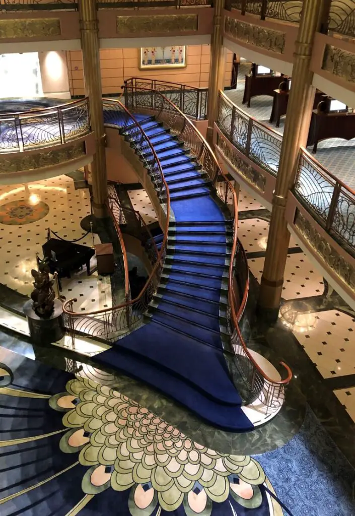 disney fantasy cruise ship images staircase