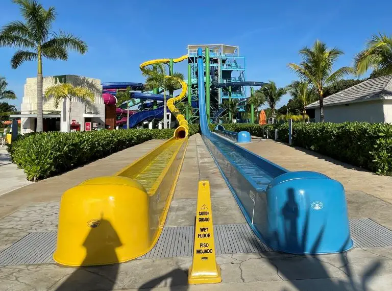 water slides