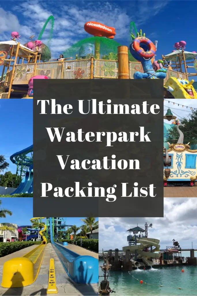 what to bring to a waterpark pin