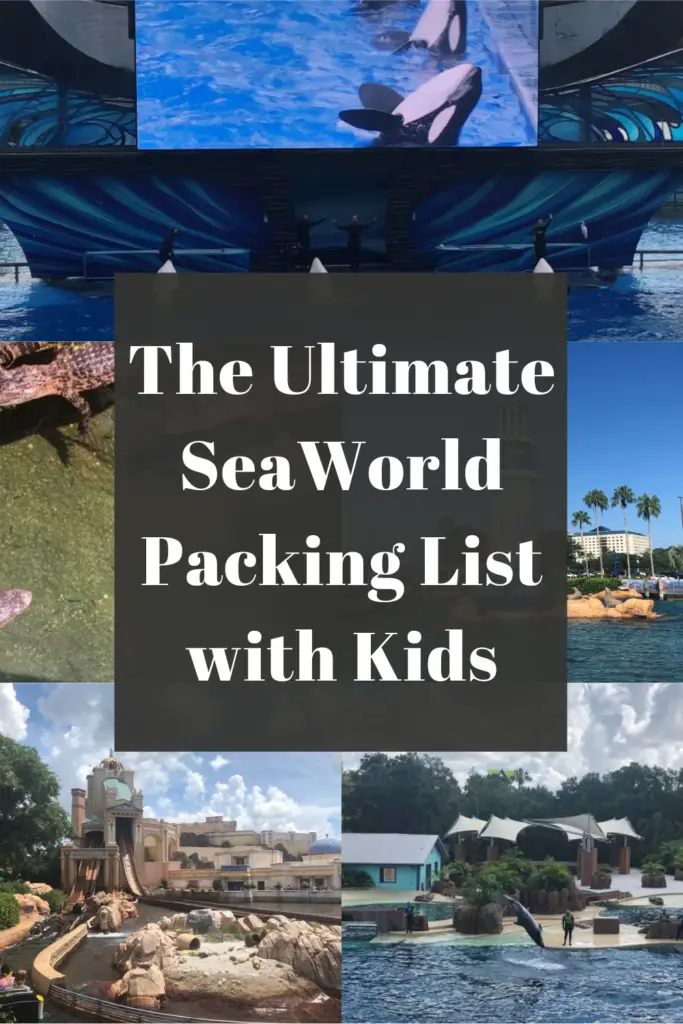seaworld packing list pin