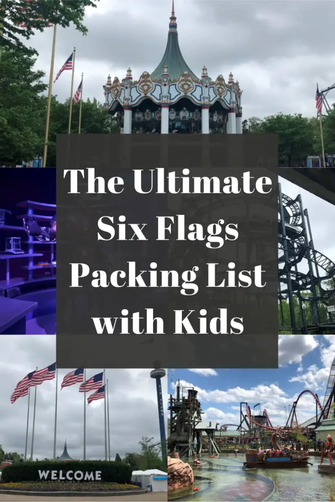 six flags packing list pin
