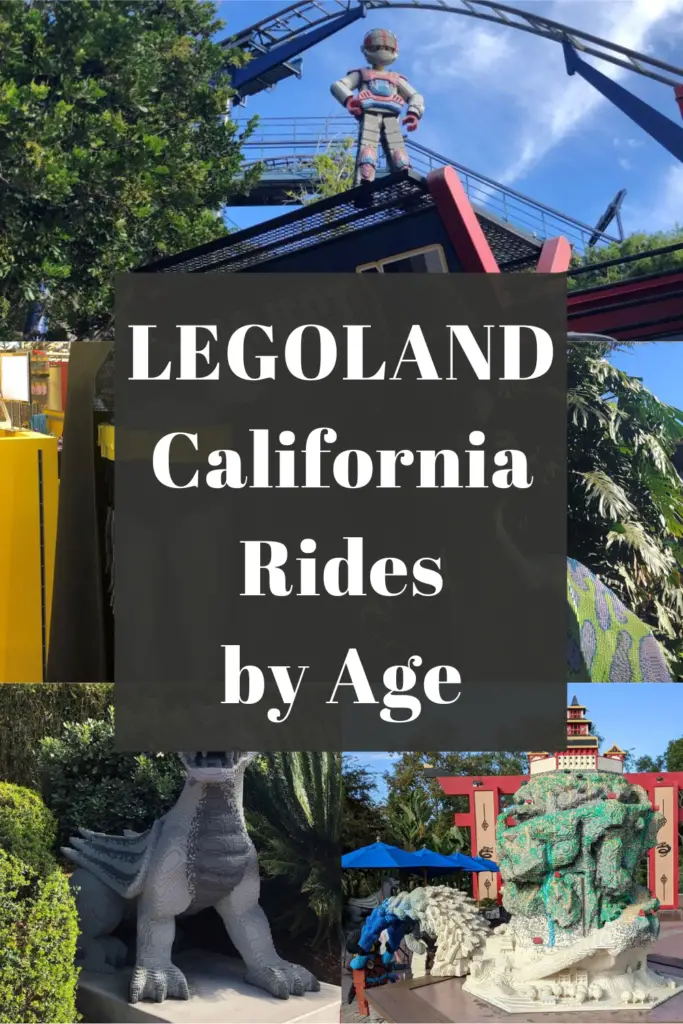 legoland california rides by age pin