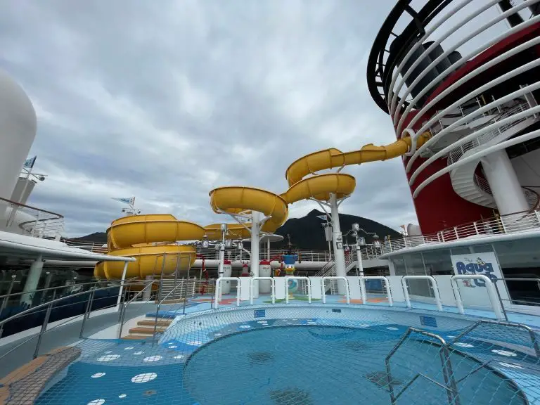 disney wonder water slide